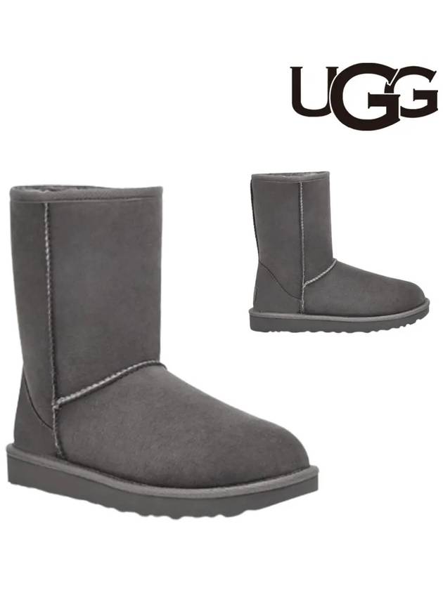 어그 UGG 여성용 클래식 쇼트2 양가죽 미국 부츠 신발 그레이