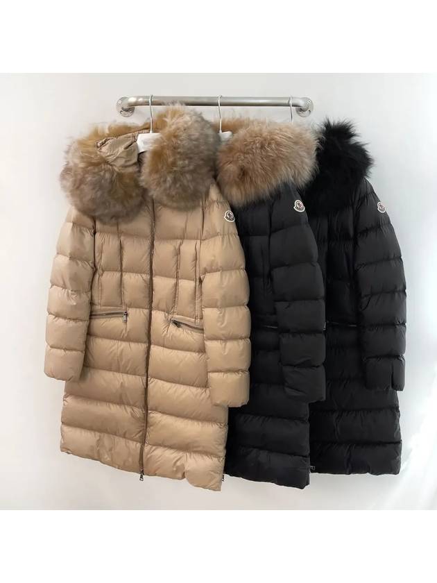 24FW 몽클레르 여성 BOEDIC 롱 다운 자켓 카멜 블랙 베이지 1C00022595FE