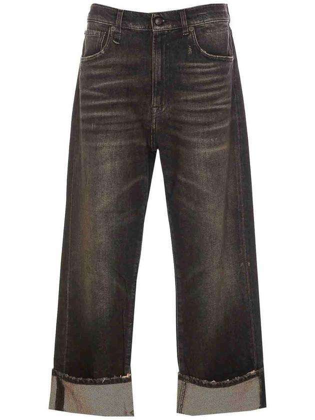 R13 Abbey Black Jeans