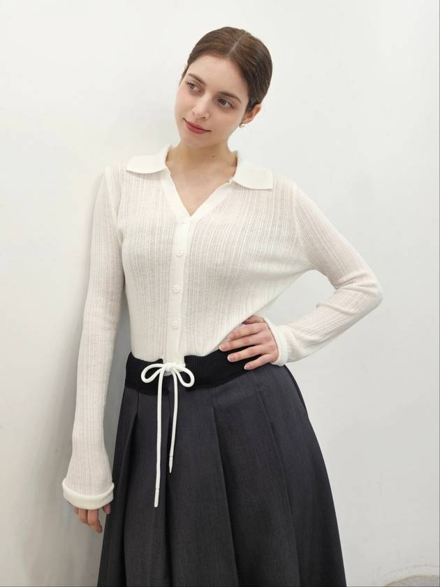 스쿨룩 플리츠 원피스 크림 school look pleats dress