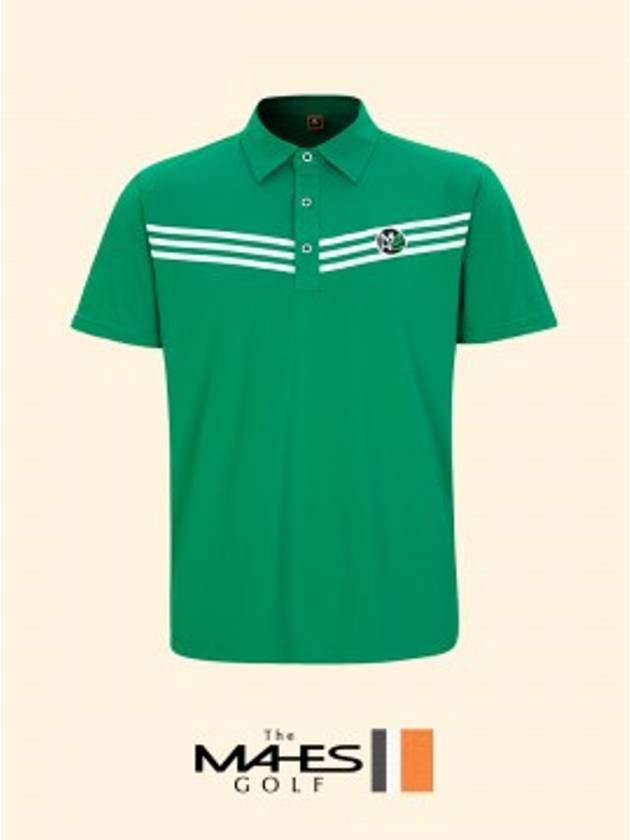 23FW 마헤스 로고 남성 반팔 티셔츠 그린 오렌지라벨 옴므 썸머쿨 티셔츠 GS50530