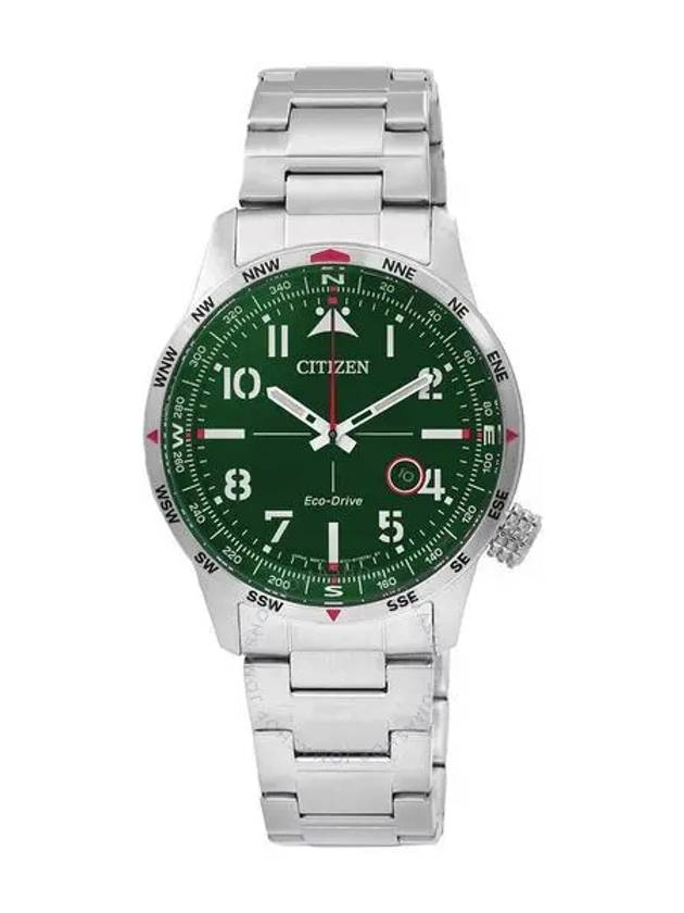 4170106 Citizen Eco Drive Green Dial Mens Watch