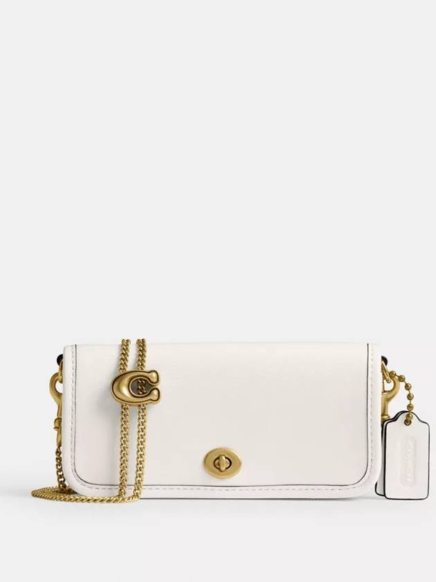 코치 딩키백 14 여성 크로스백 Brass Chalk