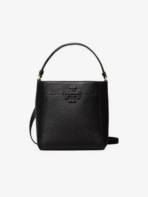 토리버치 맥그로우 스몰 버킷백 블랙 Tory Burch Mcgraw Small Bucket Bag Black