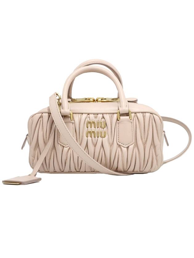 Miu Miu 미우미우 5BB142 파우더 핑크 아르카디 마테라쎄 나파 레귤러 2WAY