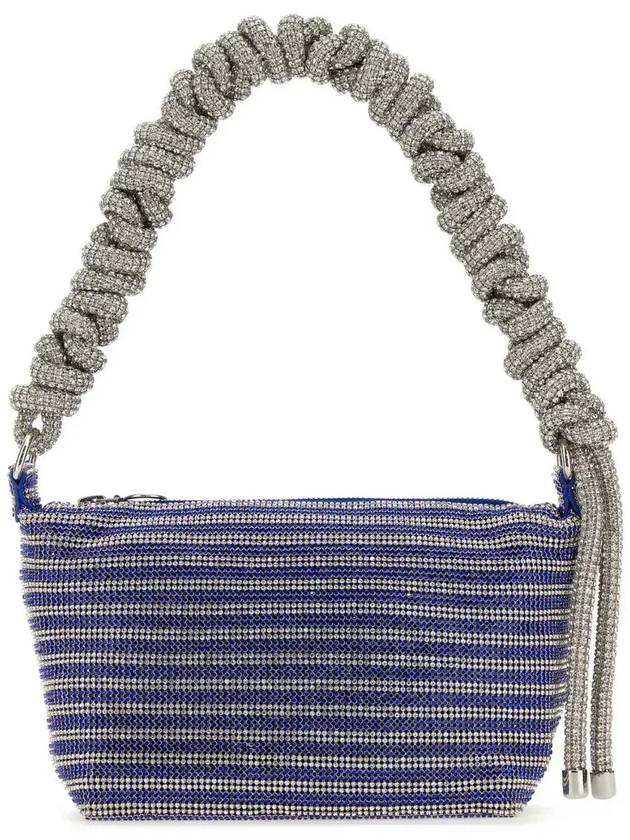 카라 장식 메시 폰 코드 지퍼 숄더백 HB350C4113_CBTSTR