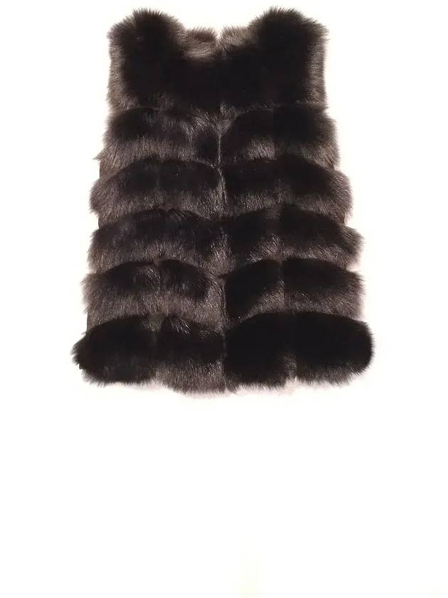 프레임 민소매 후드 조끼 299502_NERO