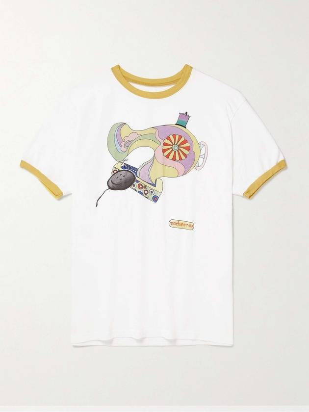 KAPITAL 남성 반팔 티셔츠