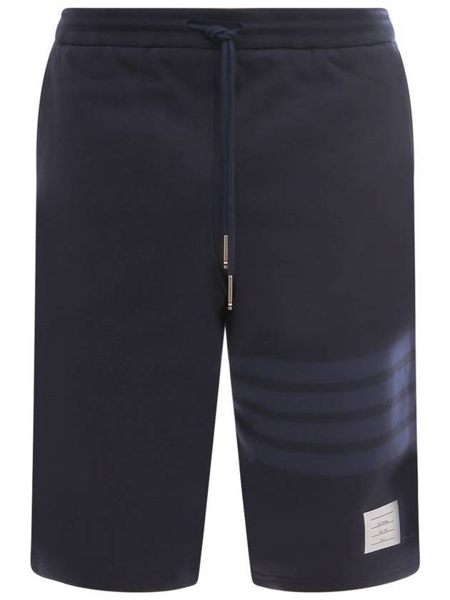 톰브라운 사선 루프백 트랙 쇼츠 네이비