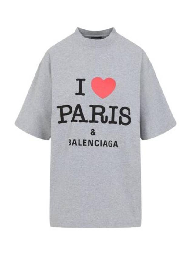 25SS 발렌시아가 긴팔 티셔츠 764235 TSVI4 1300 GREY