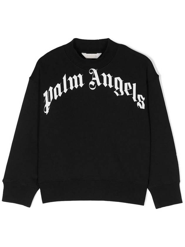 Palm Angels Black cotton boy palm angels sweatshirt