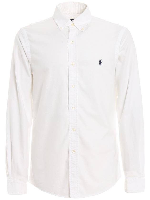 Polo Ralph Lauren Oxford white cotton b/d shirt