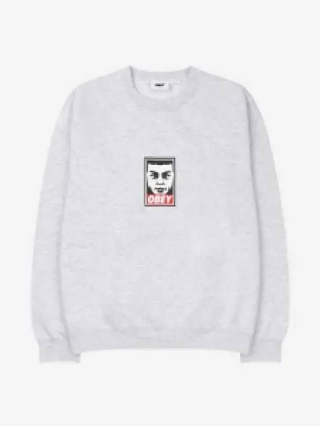 아이앱 스튜디오 x 오베이 빈지노 아이콘 크루넥 애쉬 그레이 IAB Studio x Obey Beenzino Icon Crew Ash Gray