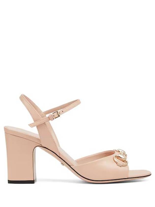 구찌 홀스빗 샌들 힐 라이트 핑크