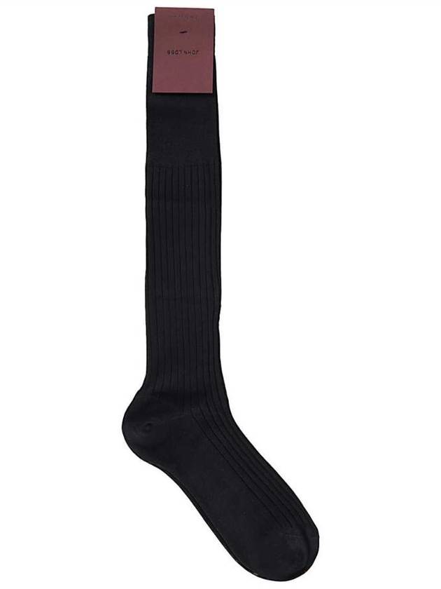 NB05 존 롭 남성 양말 John Lobb YSOC02L LONG Socks Blue