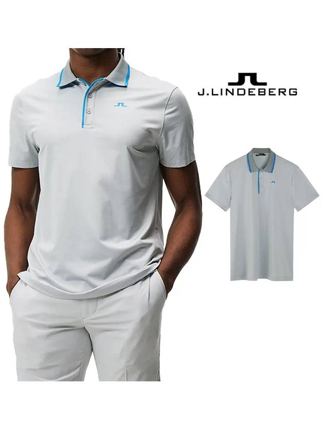제이린드버그 루카 골프 카라 폴로 셔츠 탑 반팔티셔츠 그레이