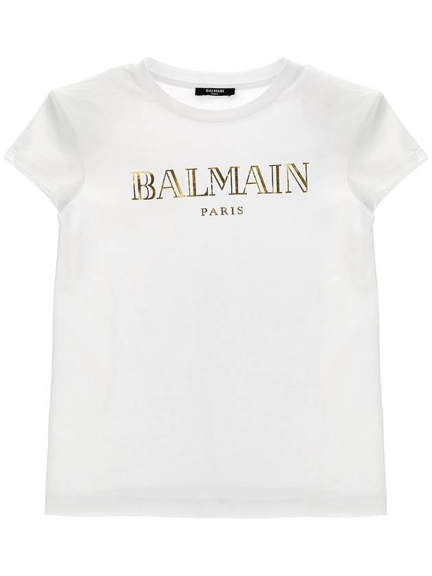 BALMAIN KIDS BW8A91Z0082100OR Logo T shirt 포함가