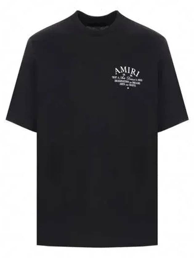 Amiri 로고 프린트 크루넥 티셔츠 AMJYTE1071_001