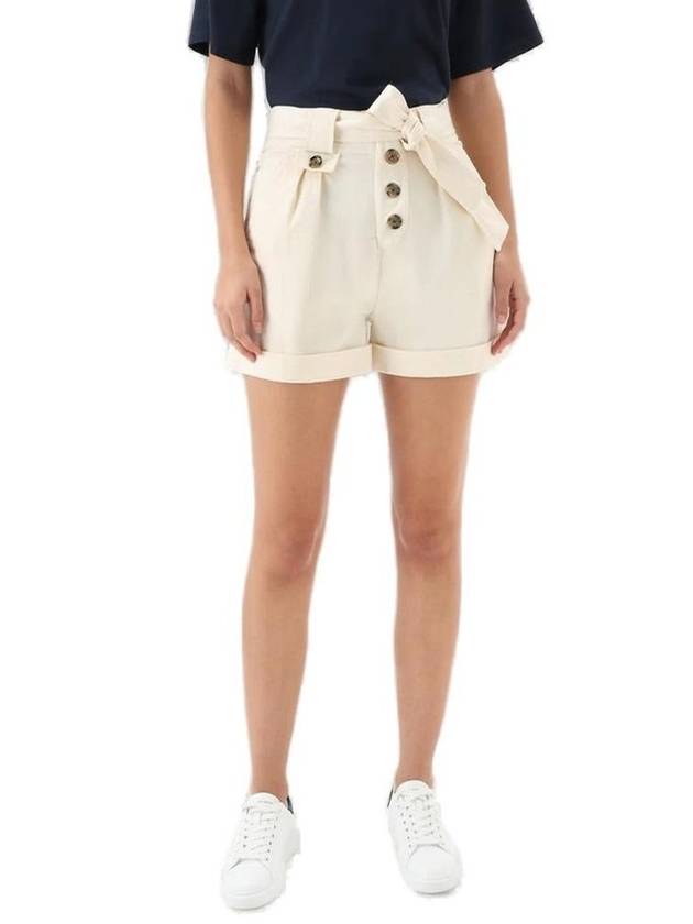 Woolrich 타이 웨이스트 턴업 헴 쇼츠