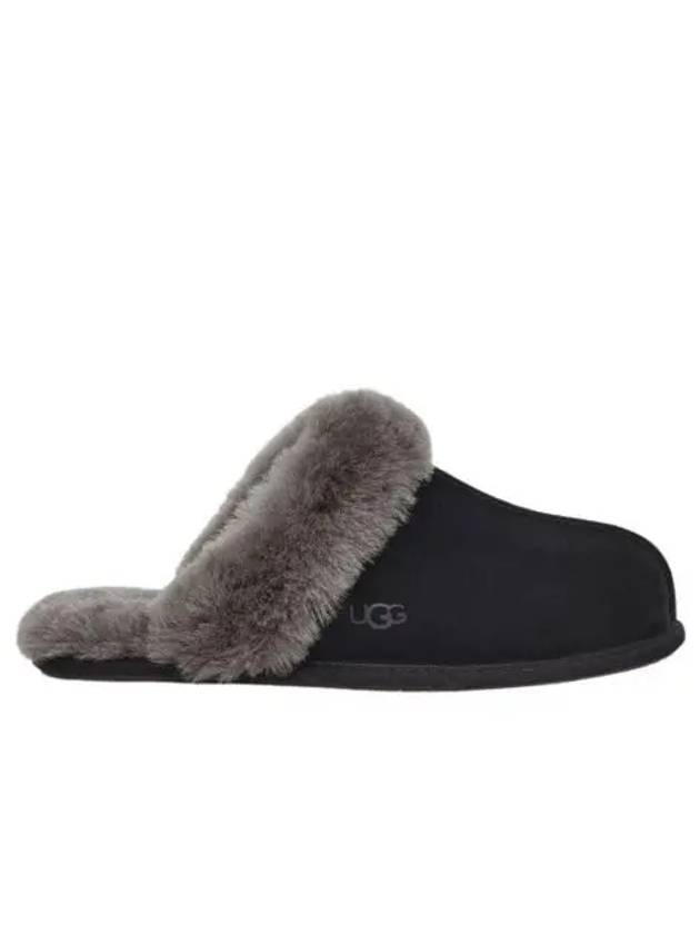 W 어그 스커페트 2 슬리퍼 블랙 그레이 W UGG Scuffette II Slipper Black Grey