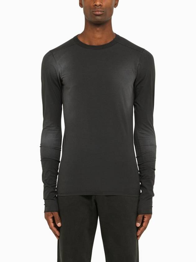 Entire Studios Washed-out black crew-neck T-shirt