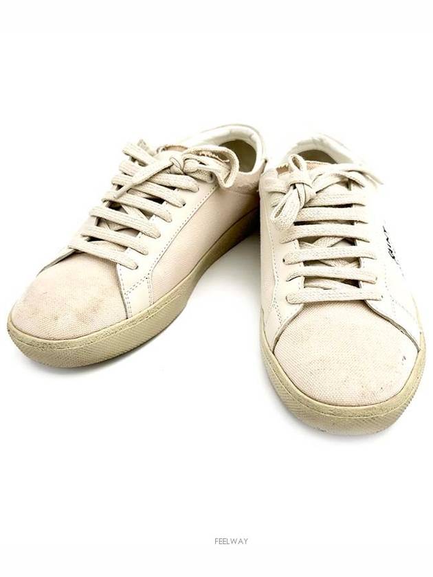 생로랑 코트 클래식 로우탑 스니커즈 (610648)