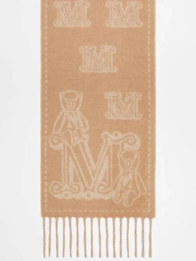 25SS 막스마라 WSANIMA 웨스아니마 자카드 캐시미어 스카프 001 카멜