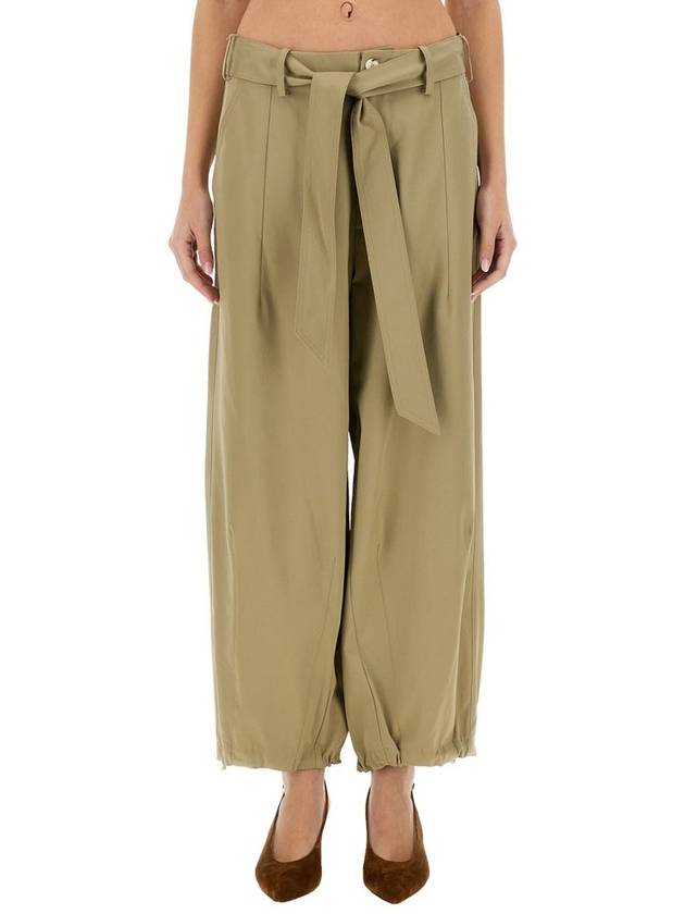 알리시 벨티드 스트레이트 레그 팬츠