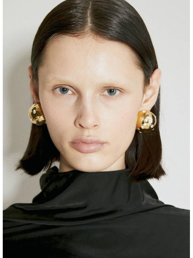 생로랑 라인스톤 DOME 메탈 귀걸이 763146 Y1526 8866 B0110942594