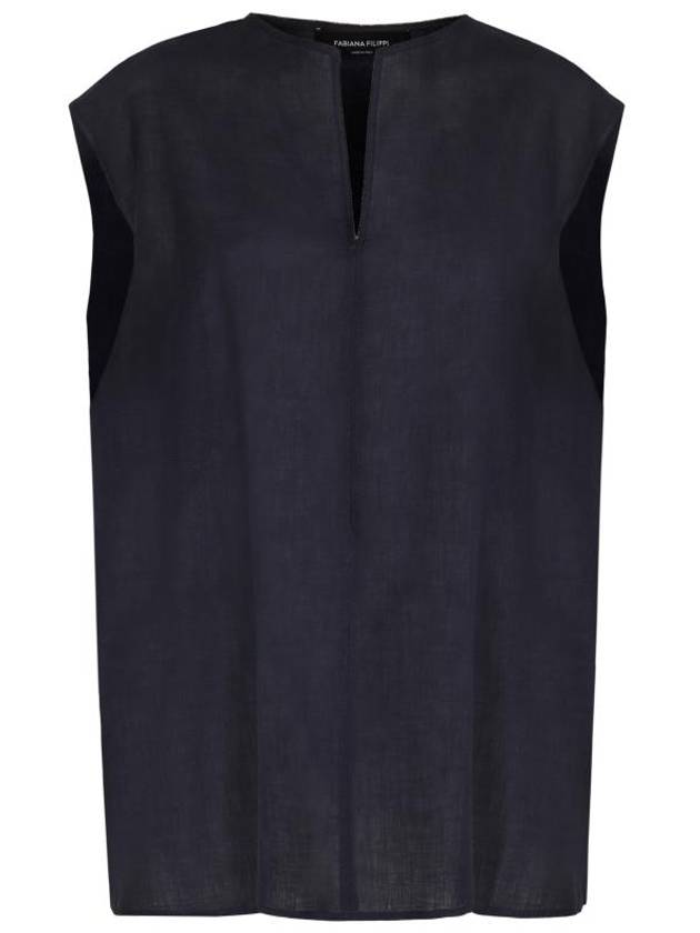 25SS 파비아나 필리피 반팔 티셔츠 TPD275F595L377 5146 blue