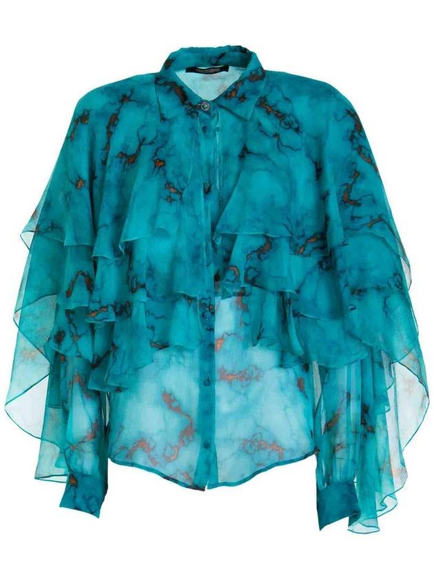 Roberto Cavalli Long Sleeve Fantasy Print Shirt