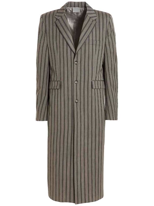 Vtmnts Stripe maxi coat