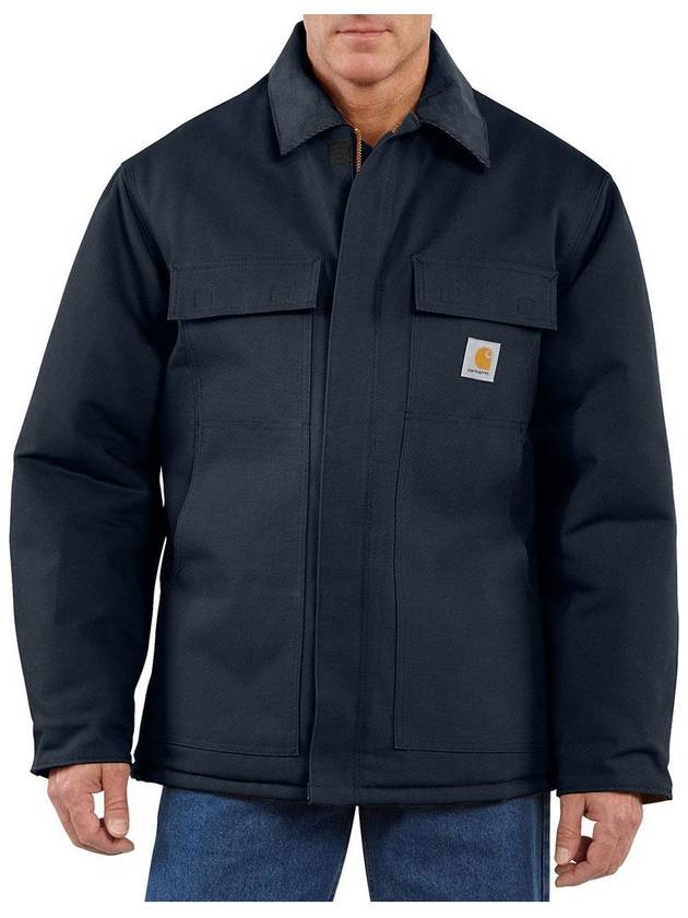 칼하트 남성 아크틱 트레디셔널 코트 자켓 긴팔 방풍 집업 재킷 Dark Navy