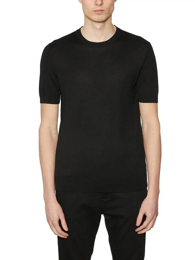 Paolo Pecora 크루넥 니트 티셔츠 A010F200_9000