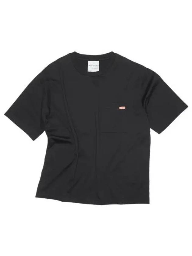 아크네 스튜디오 크루넥 티셔츠 블랙 Acne Studios Crew Neck T Shirt Black