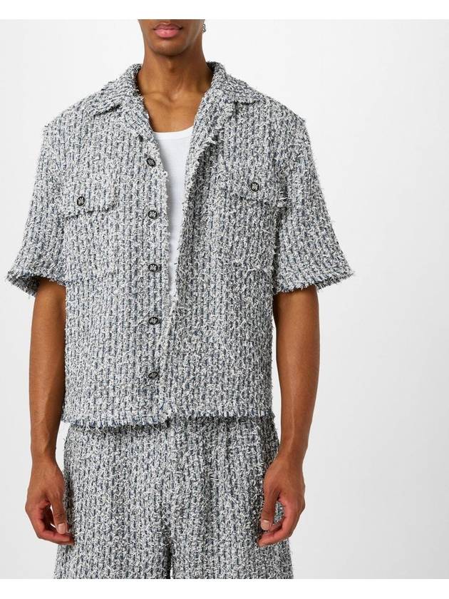 NB20 아미리 남성 셔츠 Boucle Tweed Overshirt