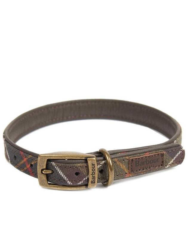 Barbour 타탄 개 목걸이