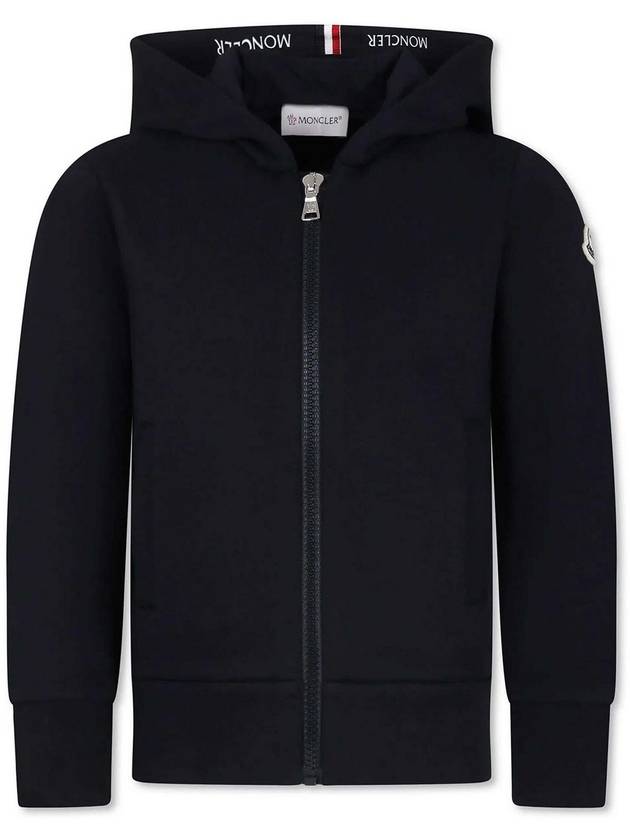 Moncler Jr Zipped Sweatshirt With Hood