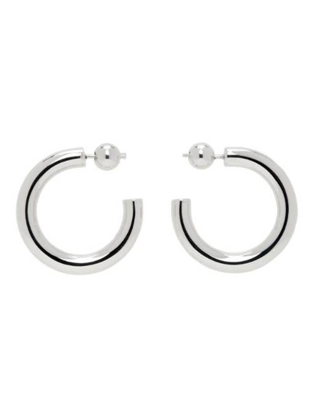 Silver Small Everyday Hoop Earrings 241942F022017