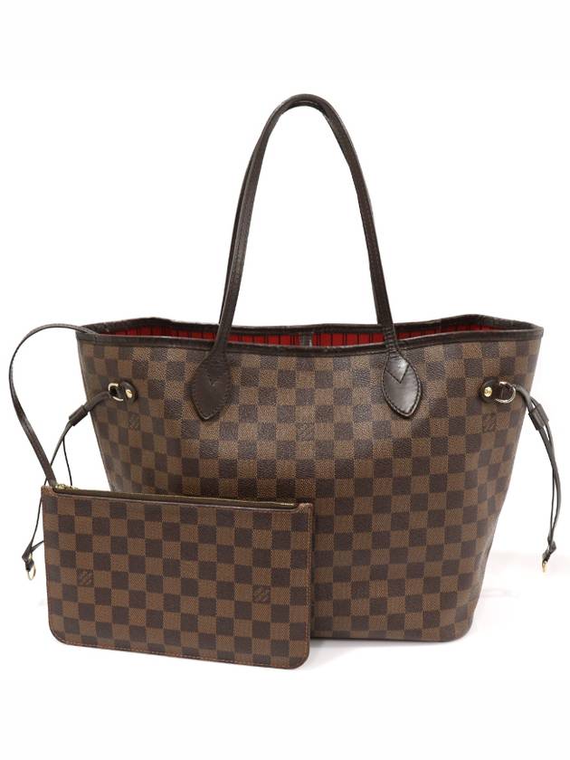 Louis Vuitton 루이비통 N41358 다미에 에벤 캔버스 체리 네버풀 MM 숄더백