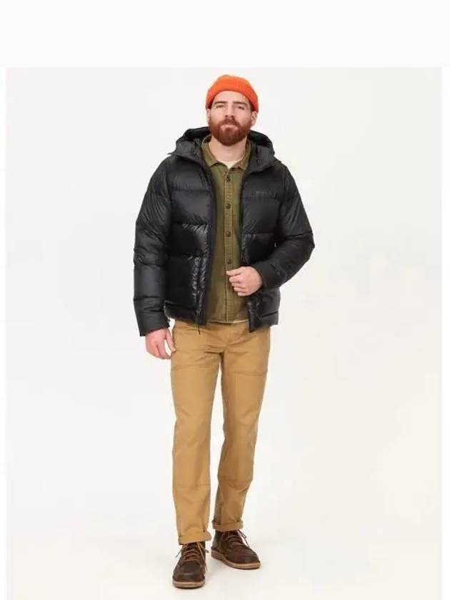 마모트 마모트 맨즈 가이드 다운 푸퍼 패딩 후디 후드티 블랙 9864769