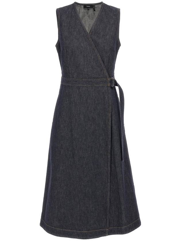 THEORY P0104607G03 Wrap dress