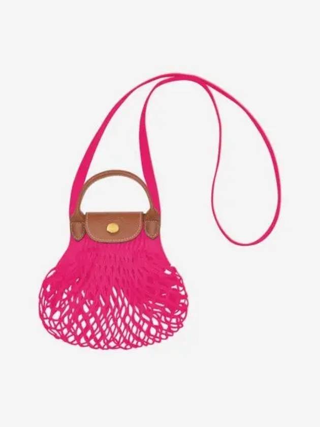 롱샴 르 플리아쥬 필레 크로스바디백 XS 캔디 Longchamp Le Pliage Filet Crossbody Bag XS Candy