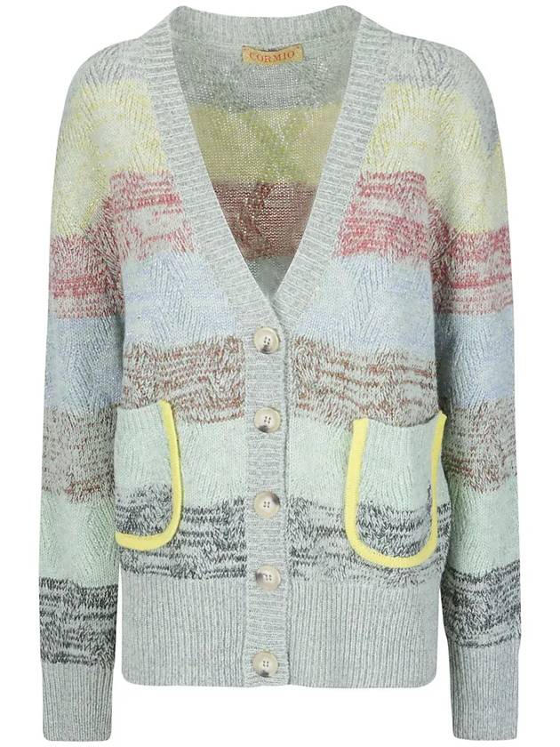 Cormio Renato V 넥 카디건 RENATO_FRIZZANTEGREEN