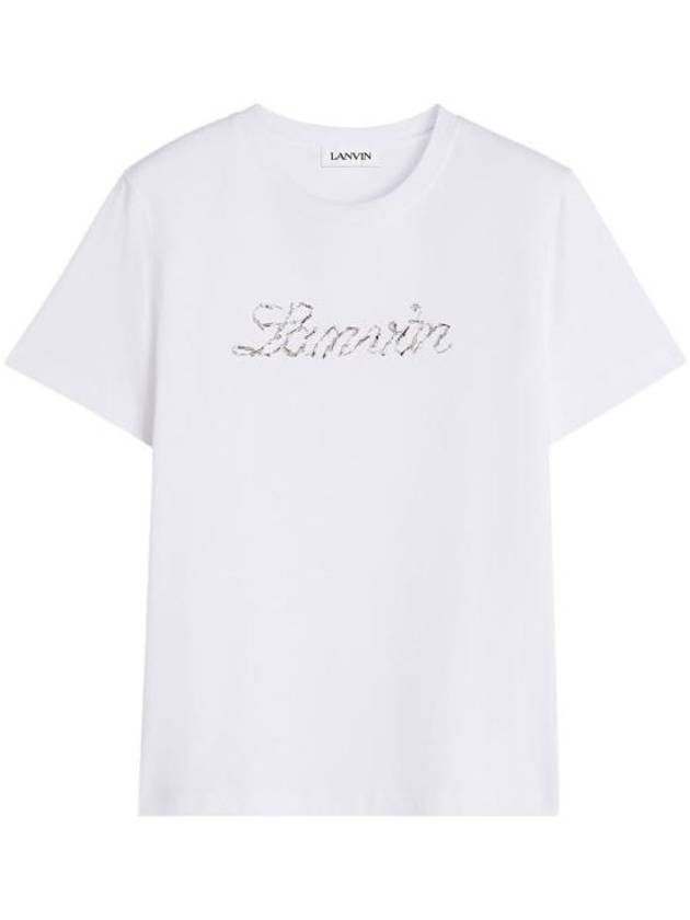 25SS 랑방 긴팔 티셔츠 RW TS9030 J176 P25 01 OPTIC WHITE