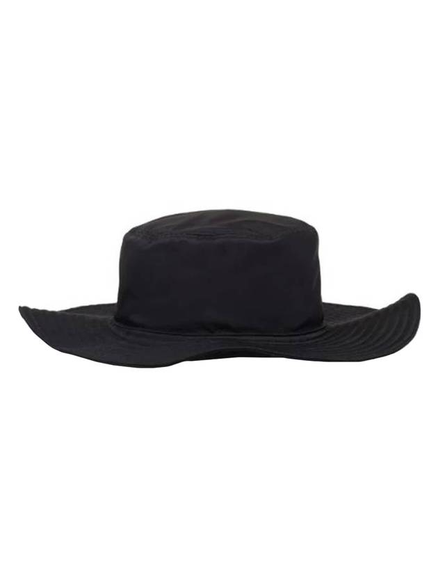 프라다 삼각 로고 리나일론 버킷햇 블랙