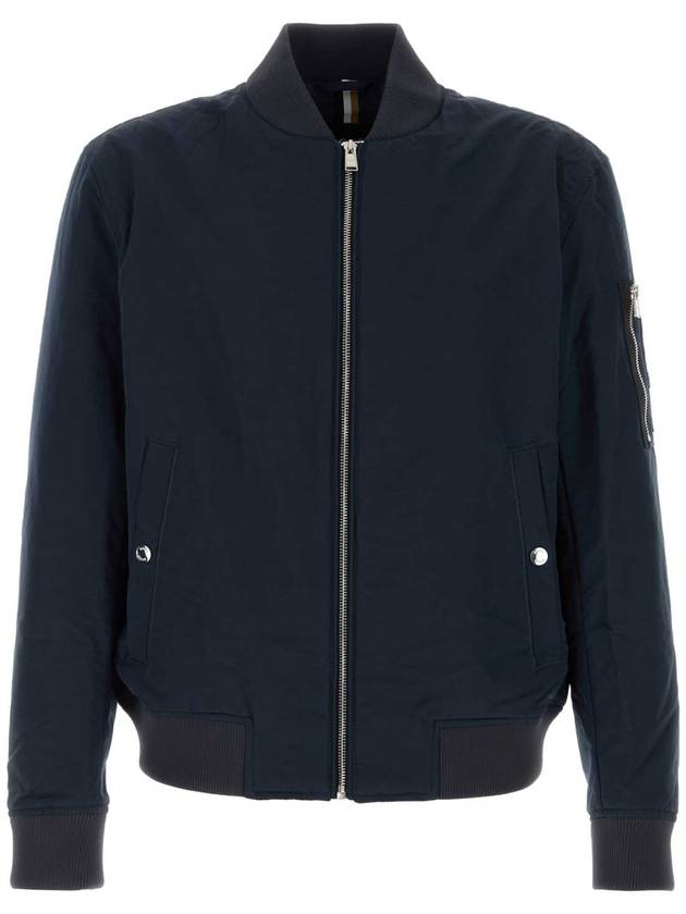 24FW BOSS 네이비 블루 polyester blend Comber 봄버 자켓 50519981 404