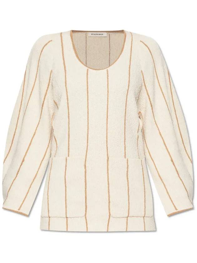 Malene Birger 스트라이프 니트 스웨터 Q724550010_1CT