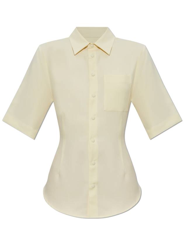 Ami Alexandre Mattiussi Short Sleeve Shirt  Women's  Yellow