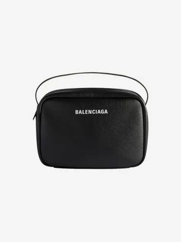 발렌시아가 그레인드 카프스킨 에브리데이 미디움 카메라백 블랙 Balenciaga Grained Calfskin Everyday Medium Camera Bag Black